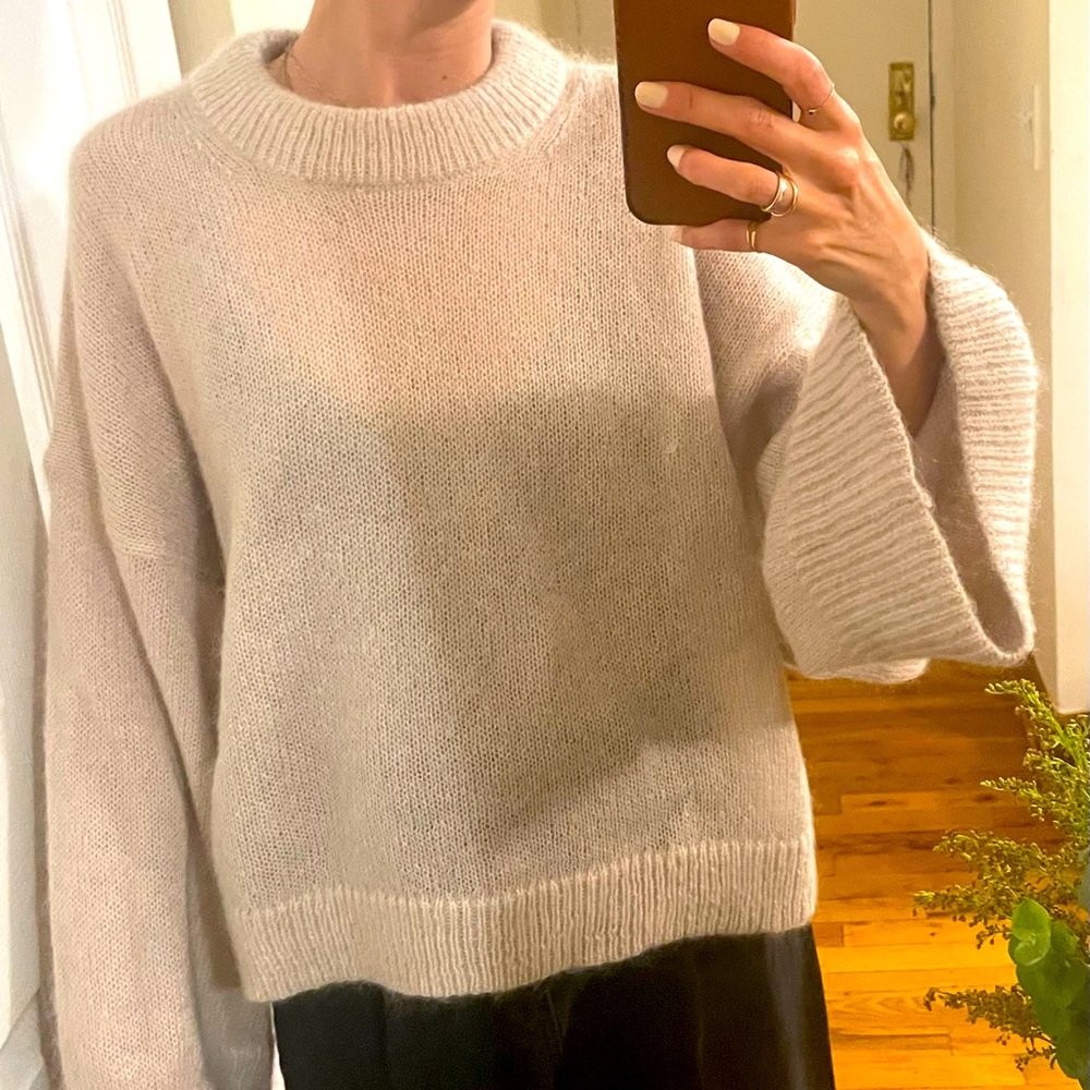 & Other Stories big sleeves warm sweater